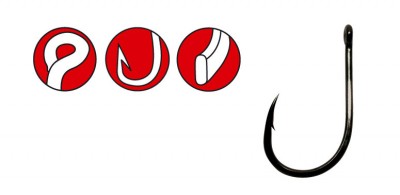 GAMAKATSU GAMAKATSU POWER CARP RING EYE NSB 10ks