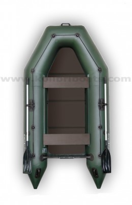 Čln Kolibri KM-300P zelený, pevná podlaha